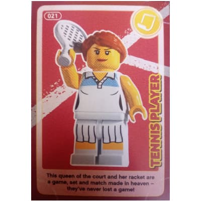 Trading Card, Create the World - Tennis Player