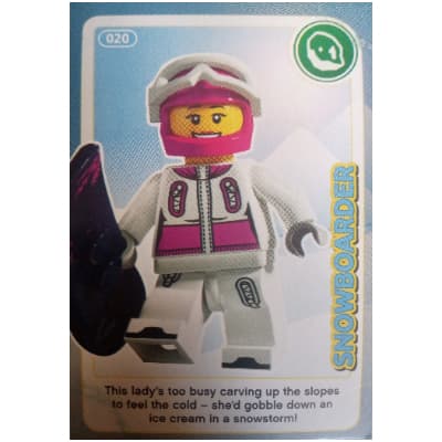 Trading Card, Create the World - Snowboarder