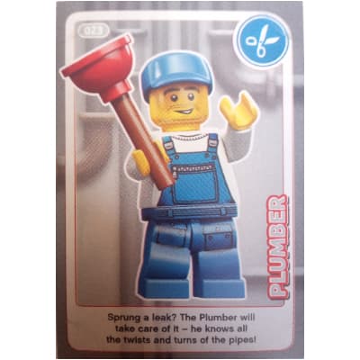 Trading Card, Create the World - Plumber