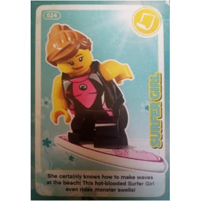 Trading Card, Create the World - Surfer Girl