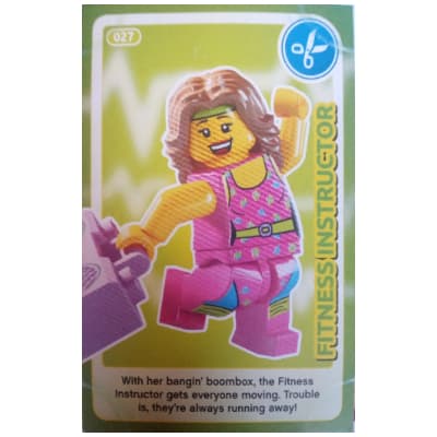 Trading Card, Create the World - Fitness Instructor