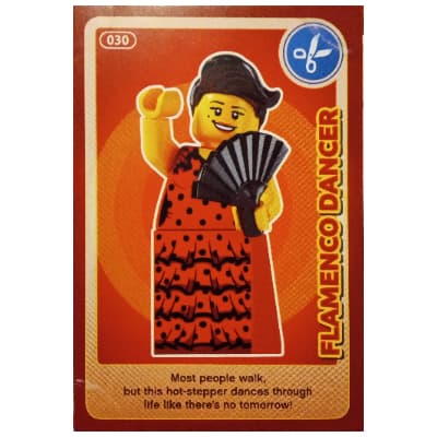 Trading Card, Create the World - Flamenco Dancer