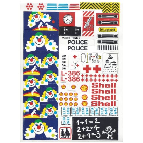 Sticker Sheet 1 for Idea Book 6000, Legoland