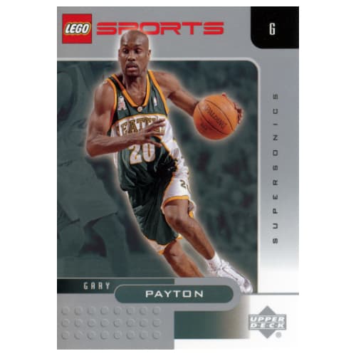 Trading Card, NBA: Gary Payton, Seattle Supersonics #20