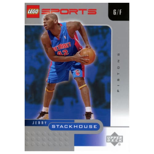 Trading Card, NBA: Jerry Stackhouse, Detroit Pistons #42