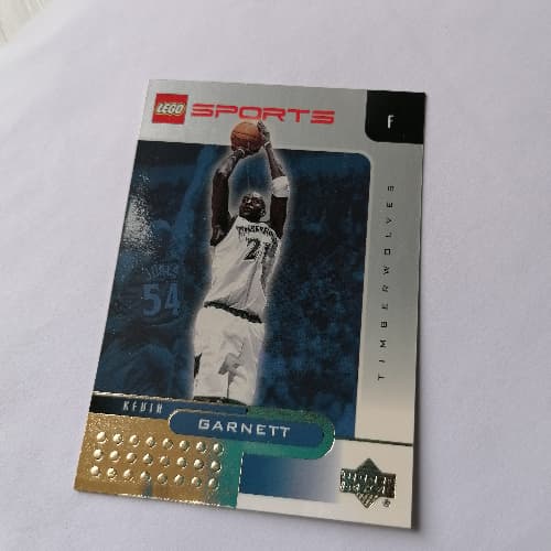 Trading Card, NBA: Kevin Garnett, Minnesota Timberwolves #21 (Gold Leaf)