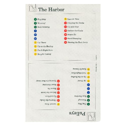 Activity Card, Set 9603, Index 03 - The Harbor & Pulleys