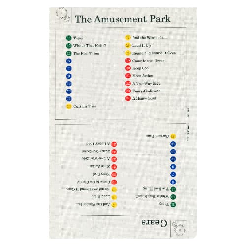 Activity Card, Set 9603, Index 04 - The Amusement Park & Gears
