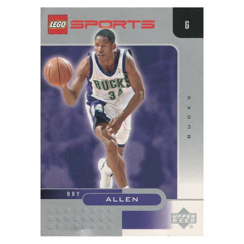 Trading Card, NBA: Ray Allen, Milwaukee Bucks #34