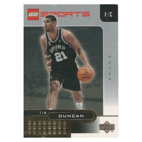 Trading Card, NBA: Tim Duncan, San Antonio Spurs #21 (Gold Leaf)