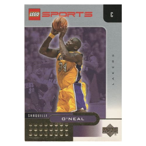 Trading Card, NBA: Shaquille O'Neal, Los Angeles Lakers #34 (Gold Leaf)