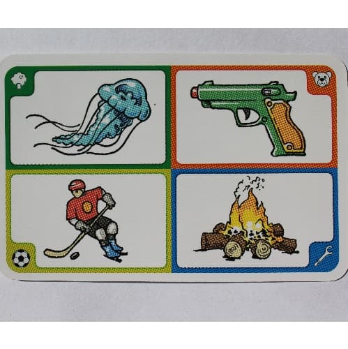 Game Card, Creationary, 105 Jelly Fish