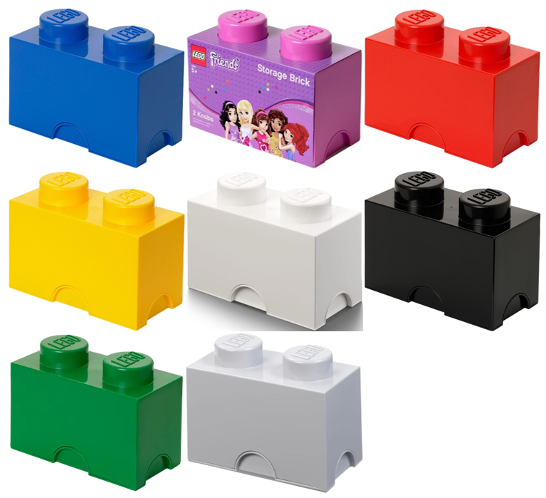 Storage Brick 1 x 2 (All Colors)
