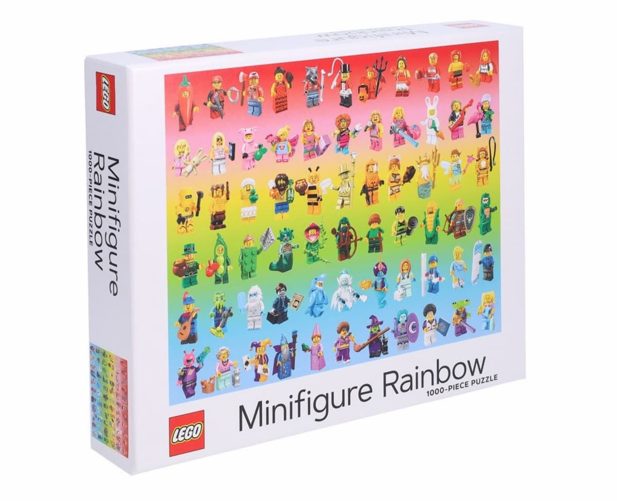 Minifigure Rainbow Puzzle