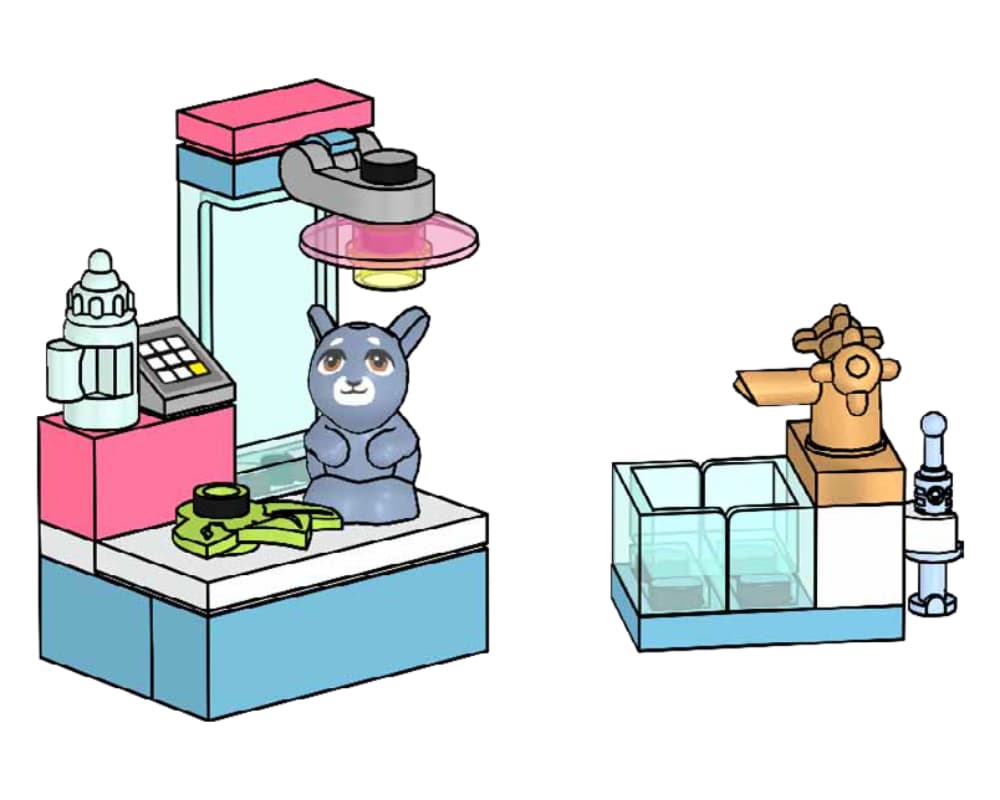 Bunny at Veterinary Station