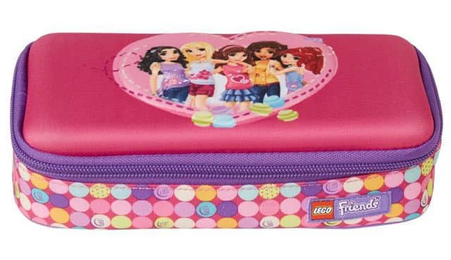 Friends Confetti Pencil Case with Pencils