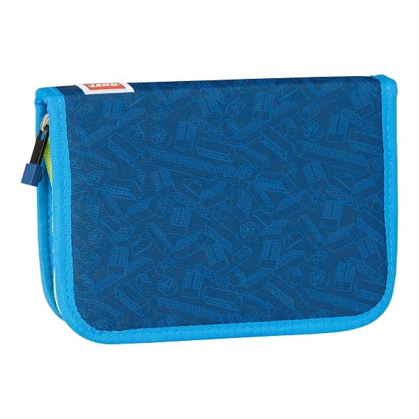 Blue Pencil Case with Pencils