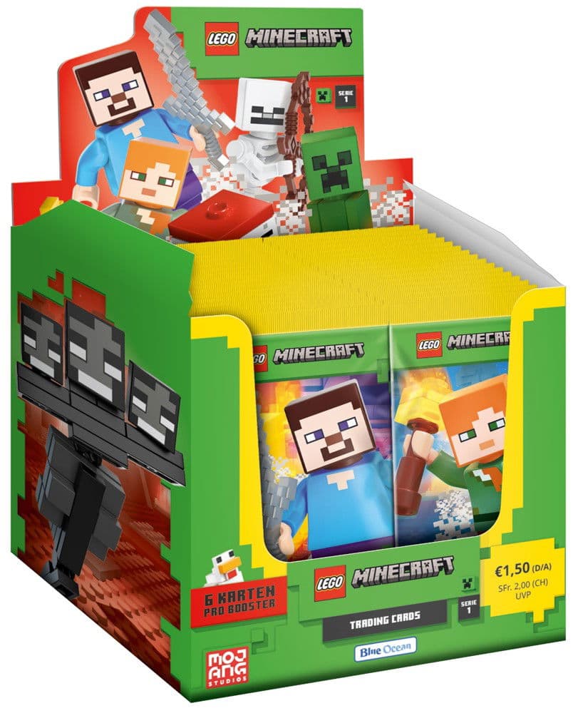 Minecraft Trading Cards Series 1 - Sealed Box (50 Packs)