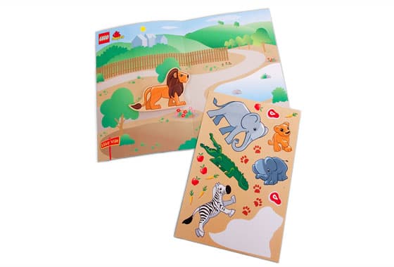 Duplo Zoo Sticker Sheet