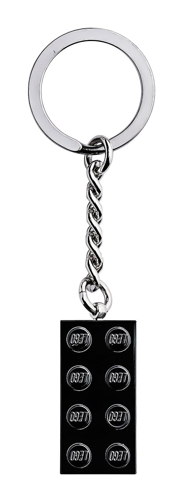 Chrome Black Brick Key Chain