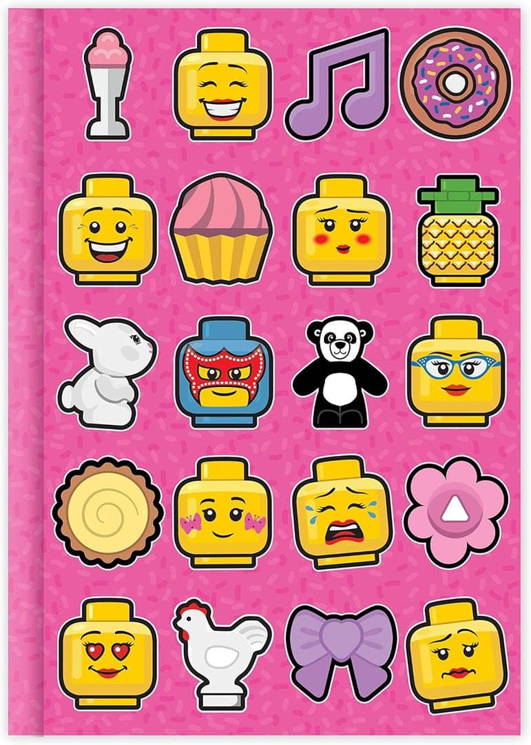 Minifigure Notebook (Pink)