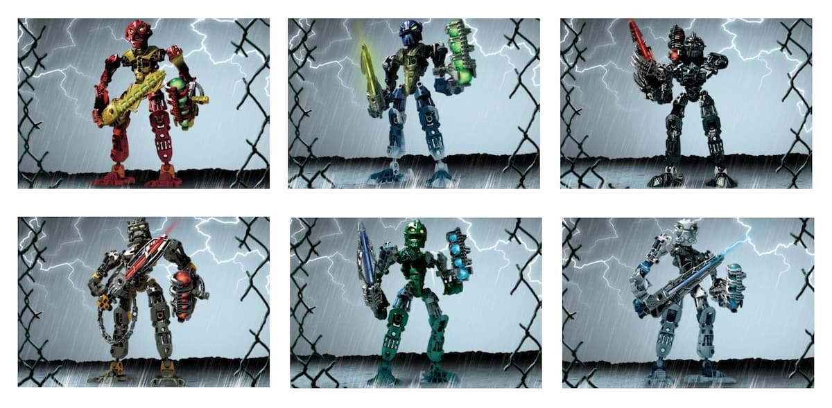 Toa Inika Collection (8727 8728 8729 8730 8731 8732)