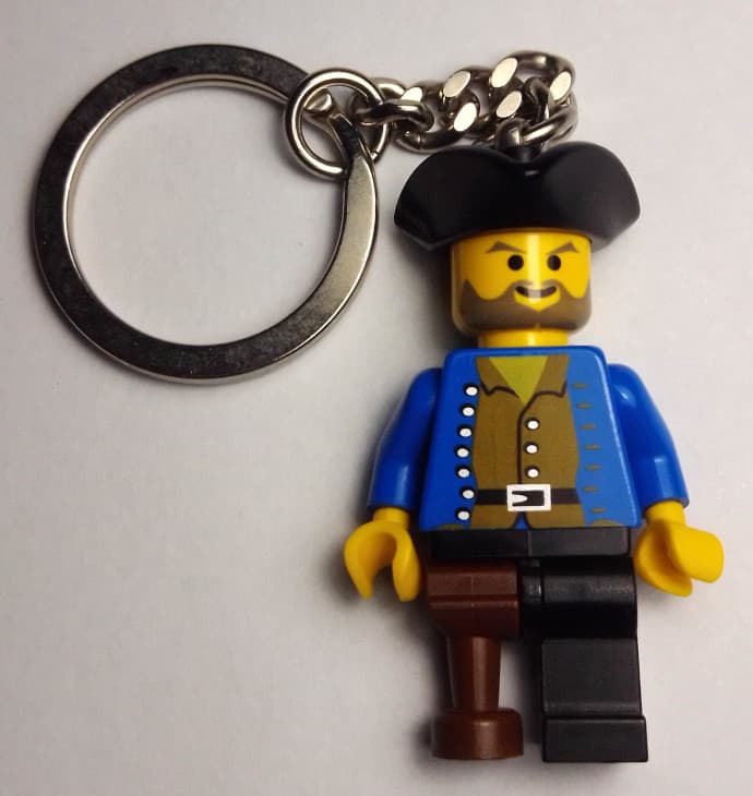 Pirate with Brown Shirt Key Chain