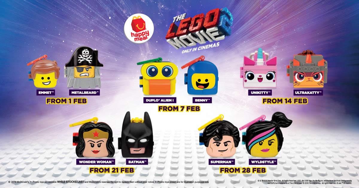 The LEGO Movie 2 General Mayhem Happy Meal Toy