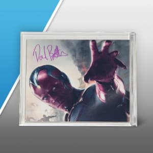 Vision Photo Signed by Paul Bettany